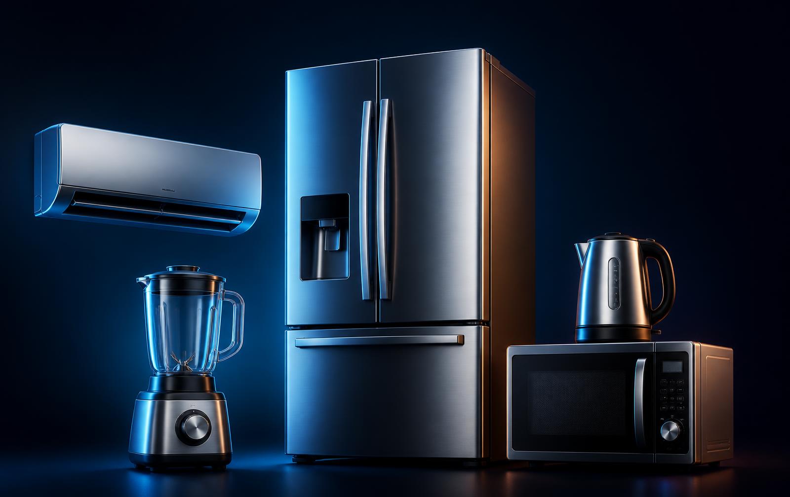 Collection of modern electrical home appliances from GKHEETY ENTERPRISE